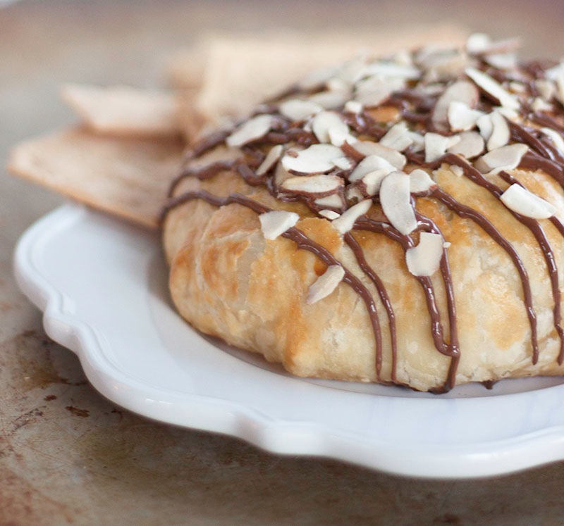 Nutella baked brie