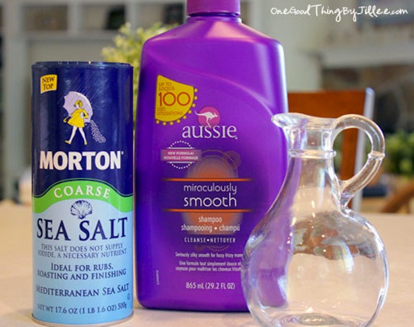 Sea salt clarifying shampoo
