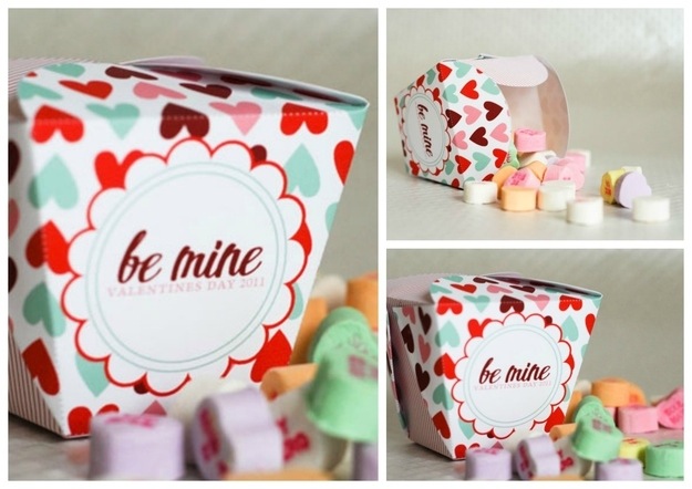 Takeout Candy Boxes - Valentine's Day Gift