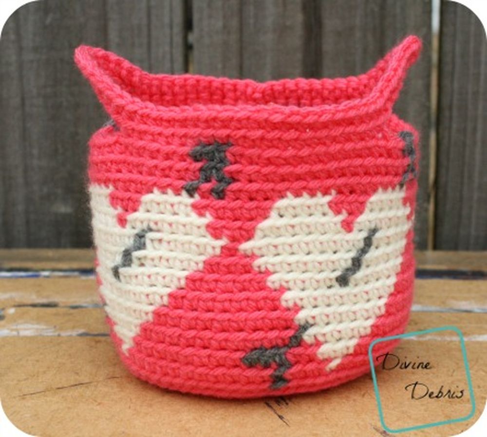 Tapestry heart basket easy valentine's day crafts