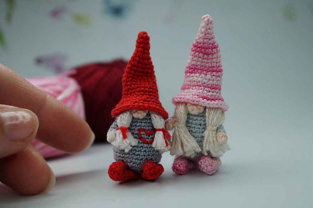 Valentine gnomes valentine's day craft ideas 