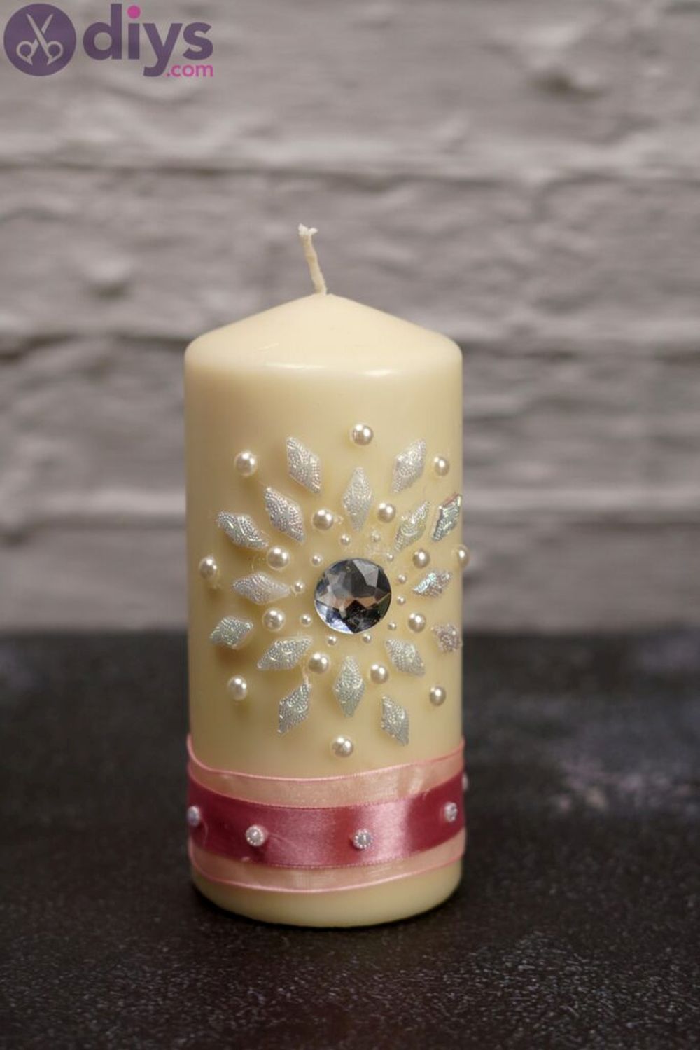 Valentine's day candle art easy valentine's day gift