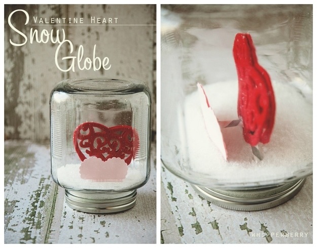 Valentine's Day Gift - Heart Snow Globe