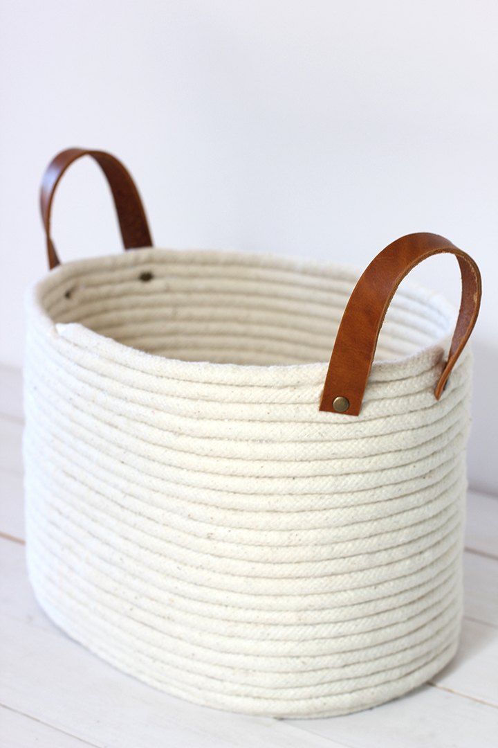 Basket coiled rope