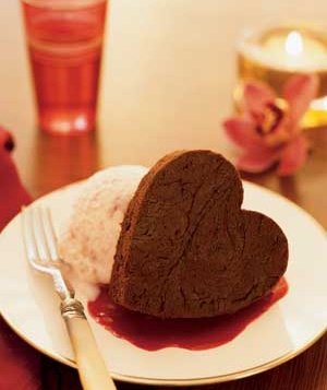 Romantic Brownie Sundaes - Valentine's Day Recipes