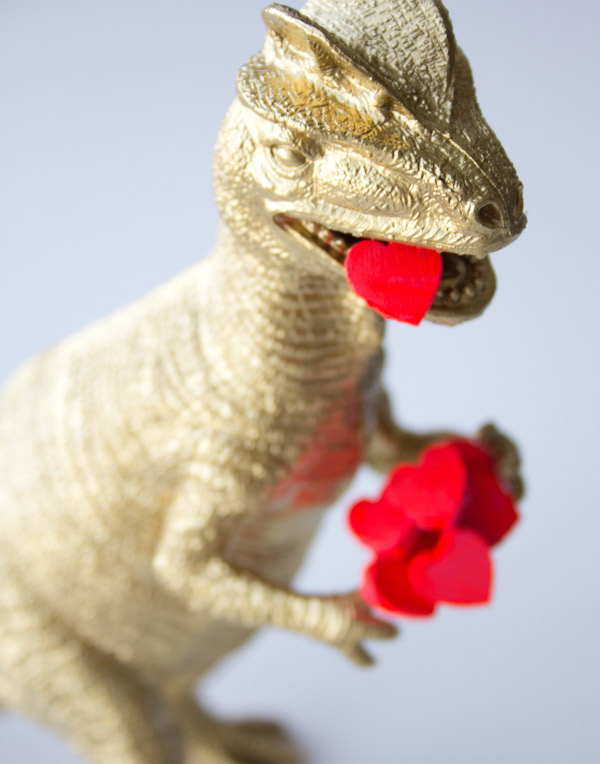 Heart-Eating Dino - Valentine's Day Craft