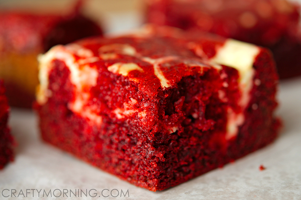 Red Velvet Cheesecake Brownie - Valentine's Day Recipes