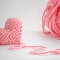Valentine's day knitting