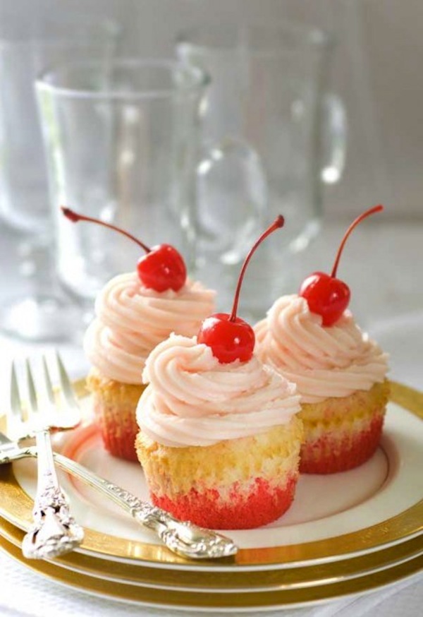 Shirley temple gluten free cupcakes