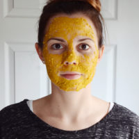 Turmeric face mask step 4