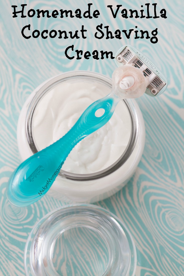 Vanilla coconut shaving cream