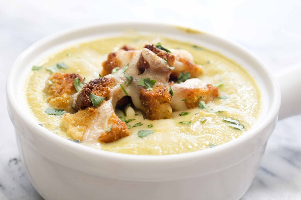 Vegan broccoli cheese soup recipe