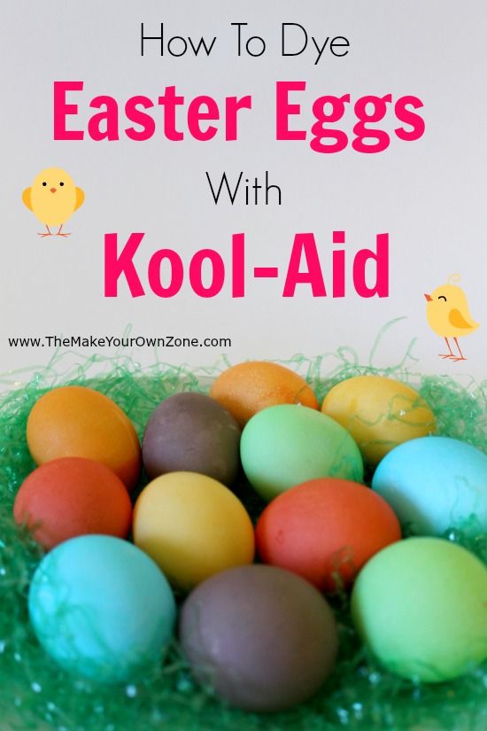 Kool aid easter eggs