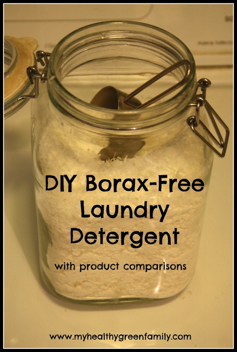 Borax free laundry detergent