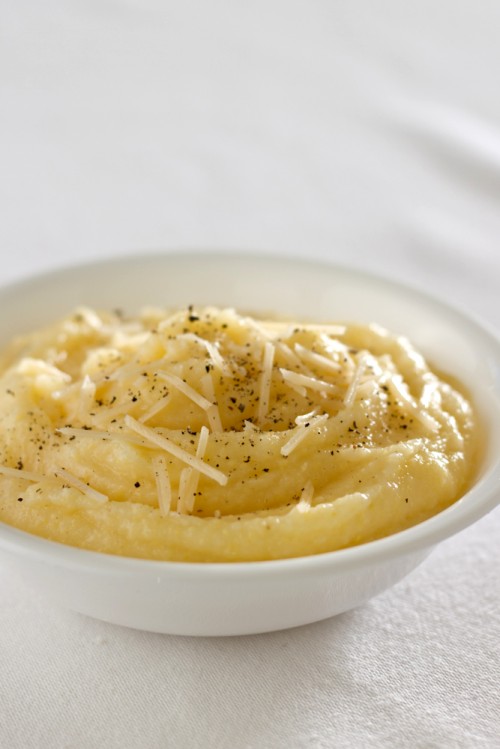 Creamy parmesan polenta