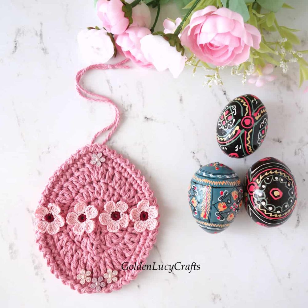 Crochet - Easter Egg Ornaments for Tree