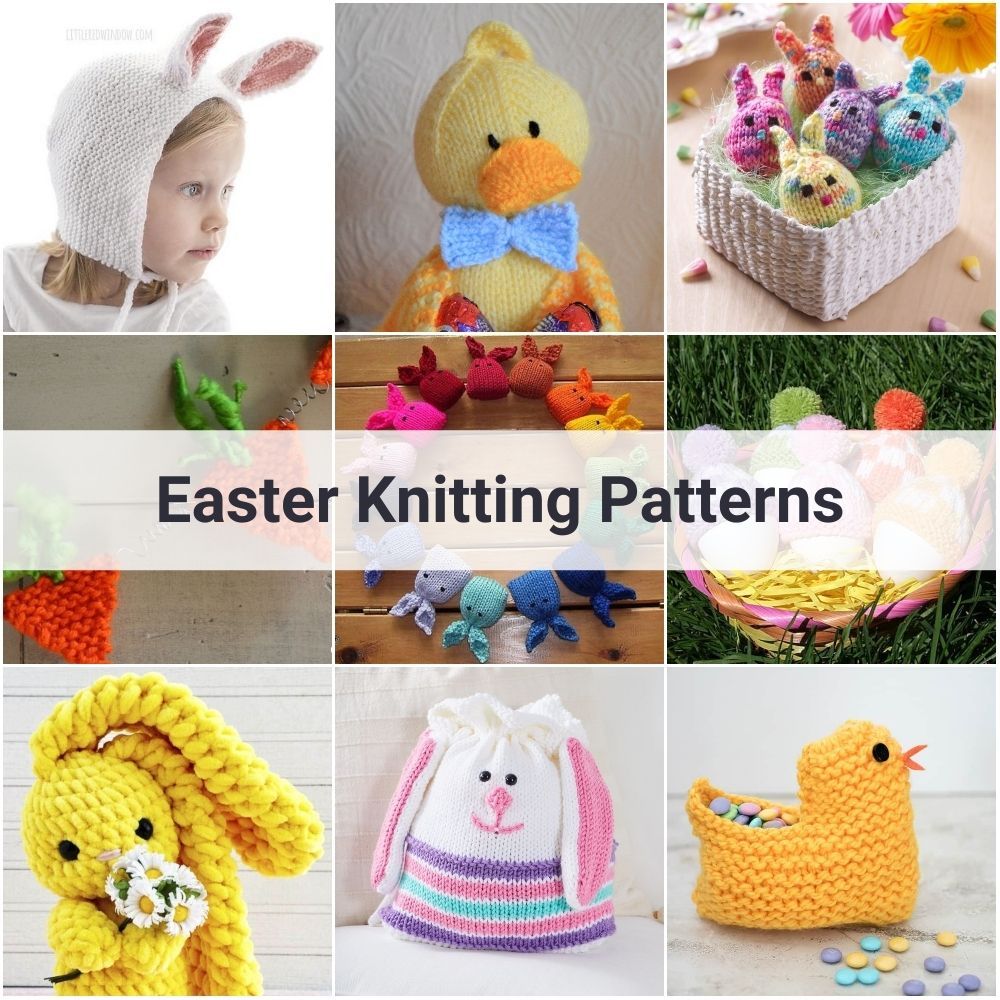 easter knitting patterns