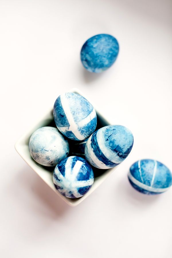 Diy indigo dye easter eggs