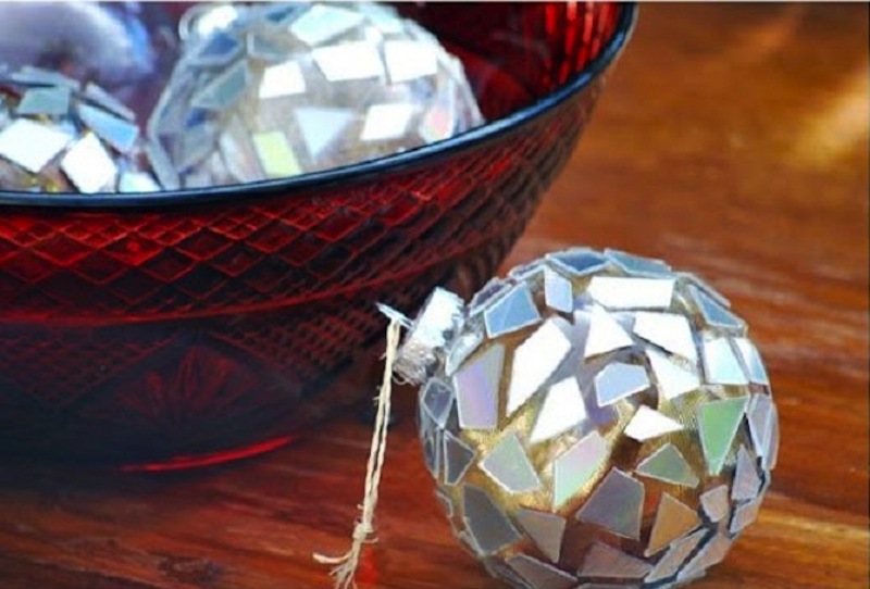 Disco ball christmas ornaments