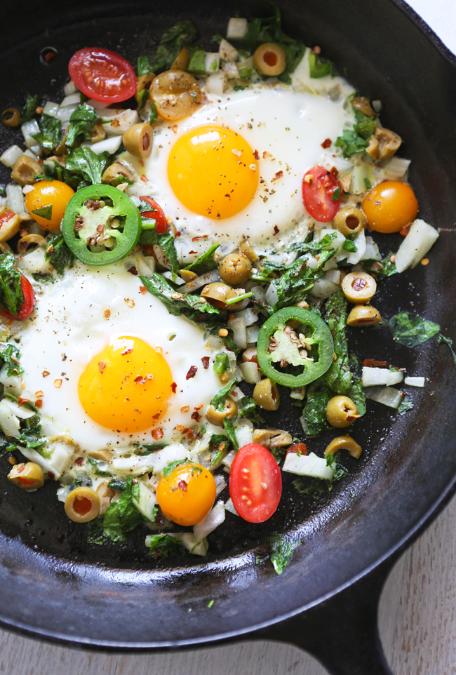 Easy eggs and veggies recipe