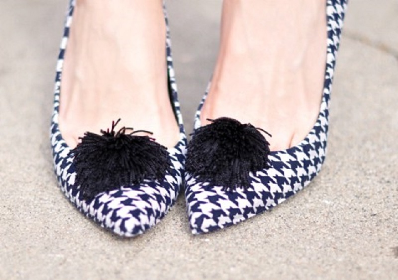 Fabric covered pumps