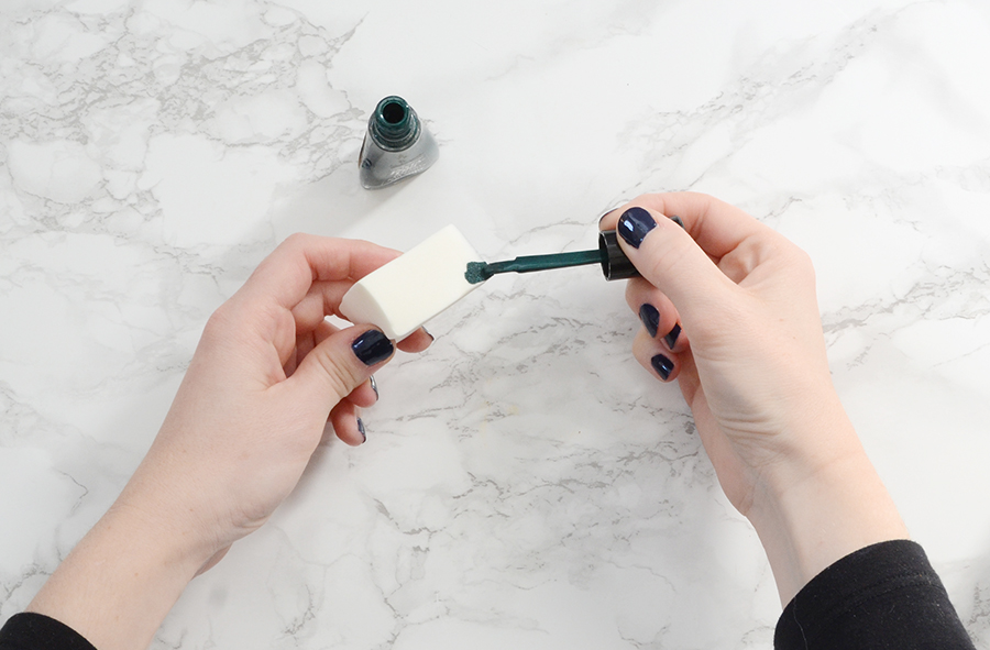 Galaxy nails manicure tutorial step 3