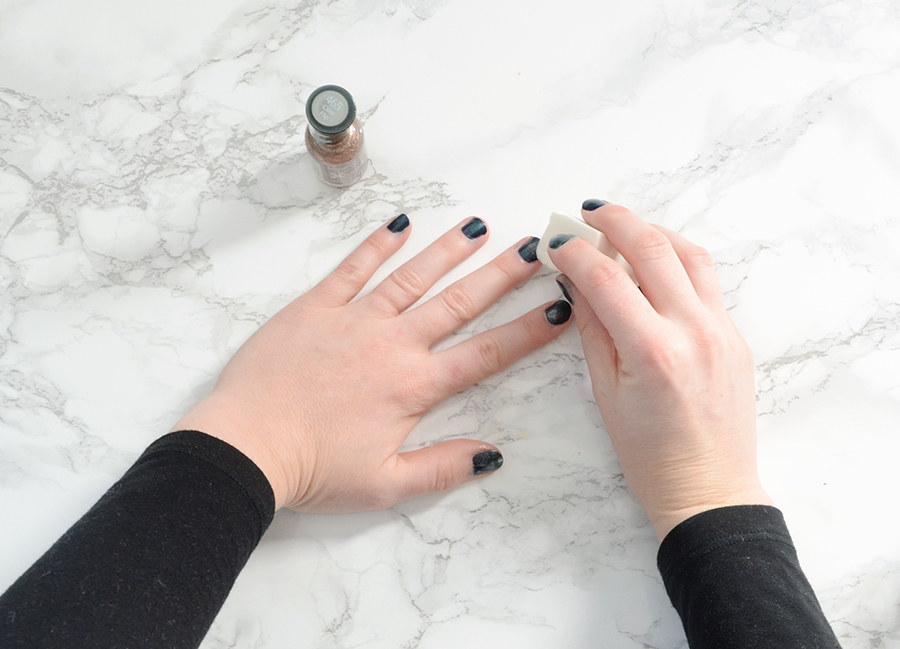 Galaxy nails manicure tutorial step 5
