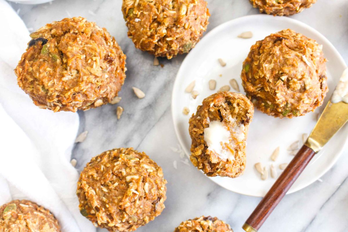 Gluten free morning glory muffins