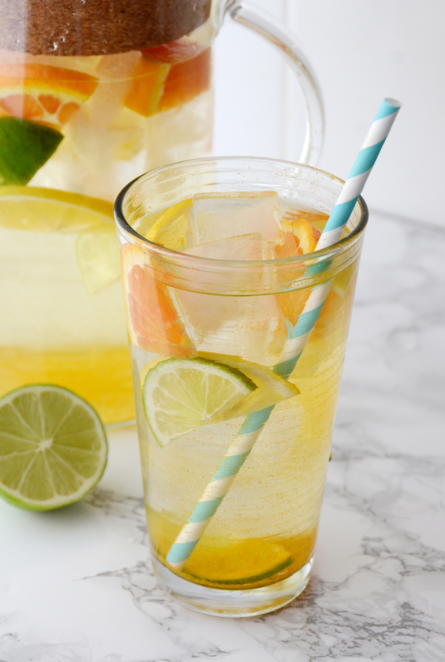 Infused water ideas citrus turmeric 2