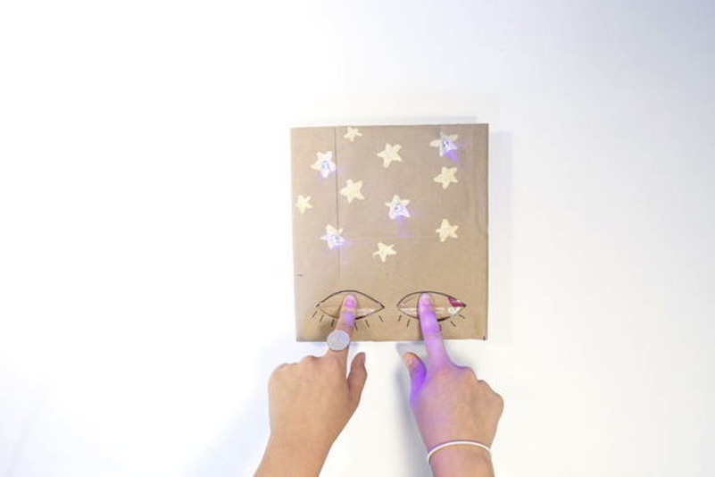 Light up book cover