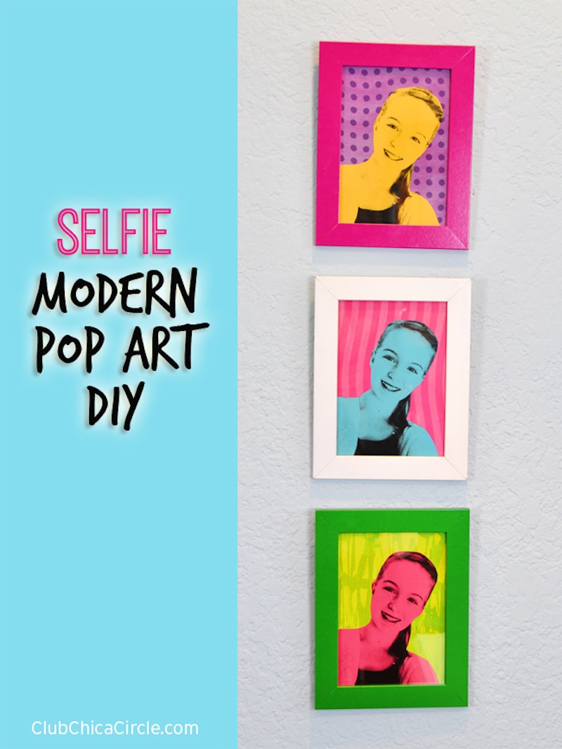 Selfie pop art
