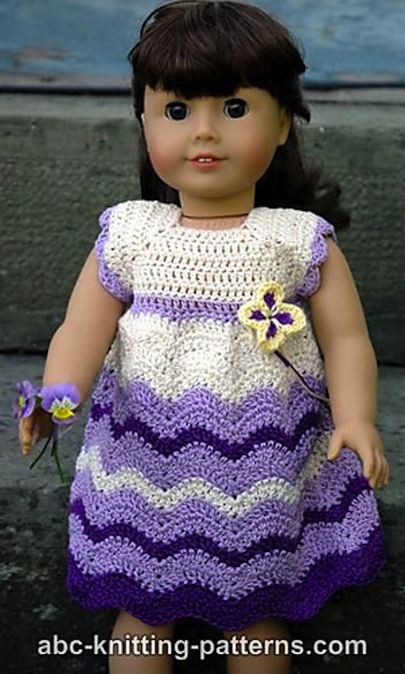 Wisteria chevron dress