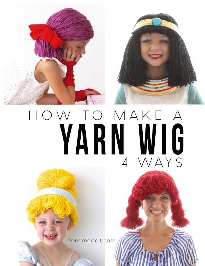 Yarn wigs