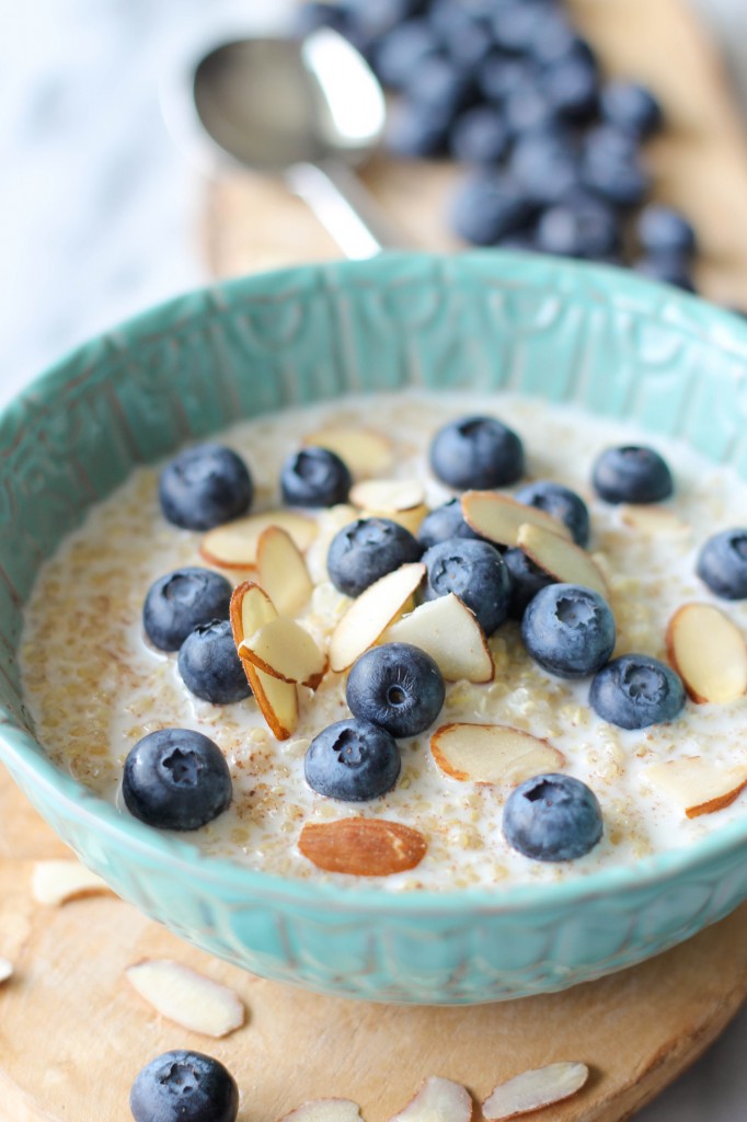 Blueberry breakfast quinoa