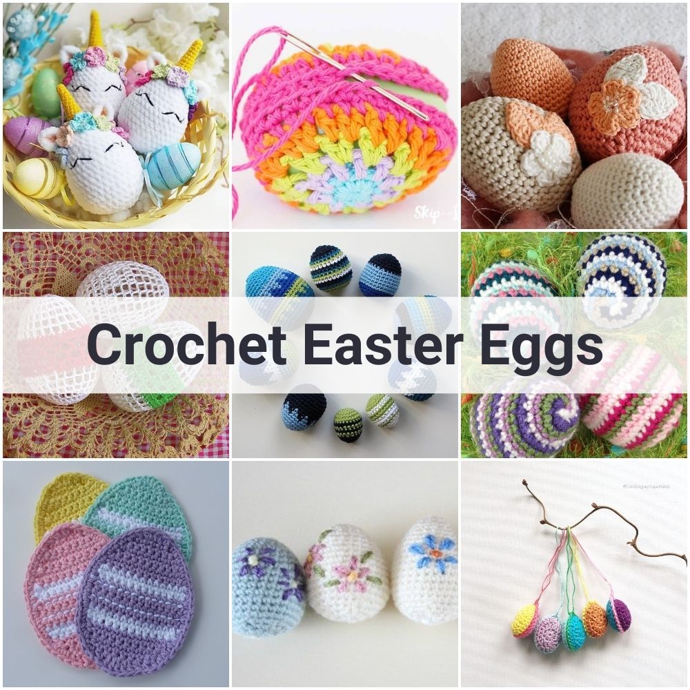 Crochet easter egg patterns