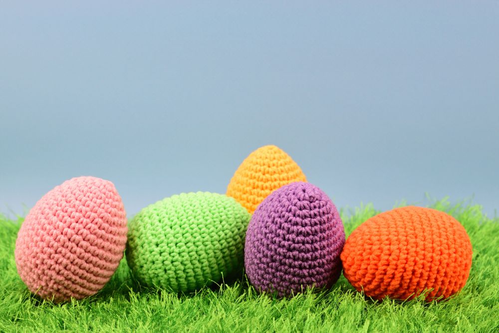 Crochet easter eggs