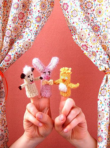 Finger puppets knit