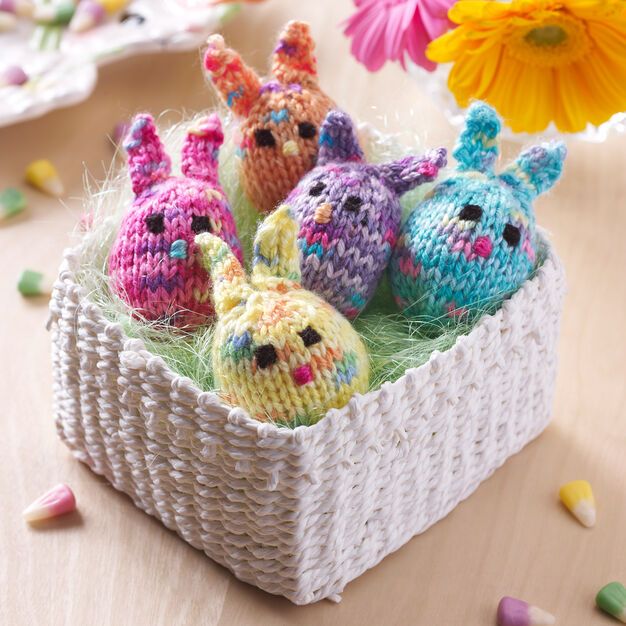 Gumdrop bunnies knit