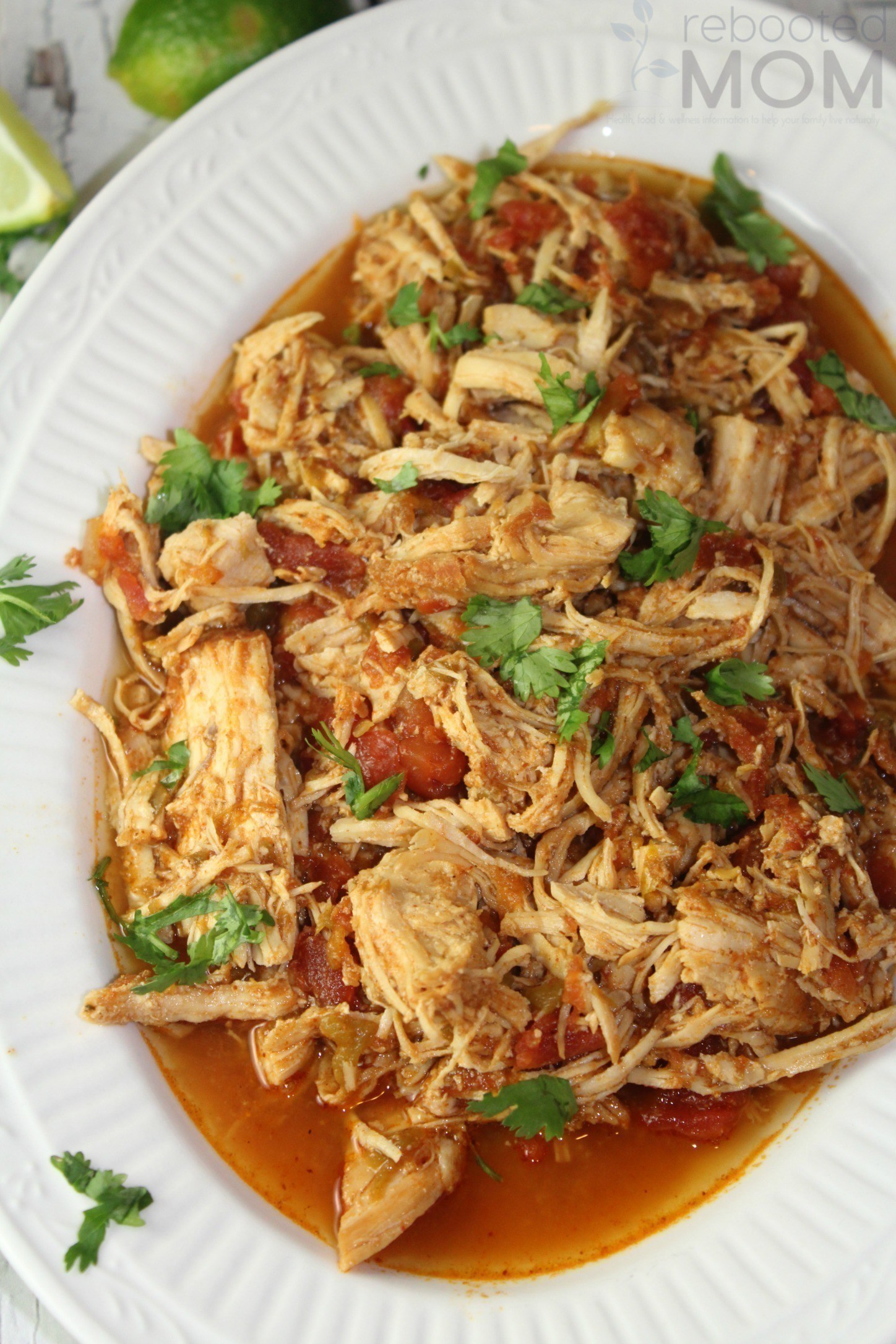 Pressure cooker shredded mexican chicken