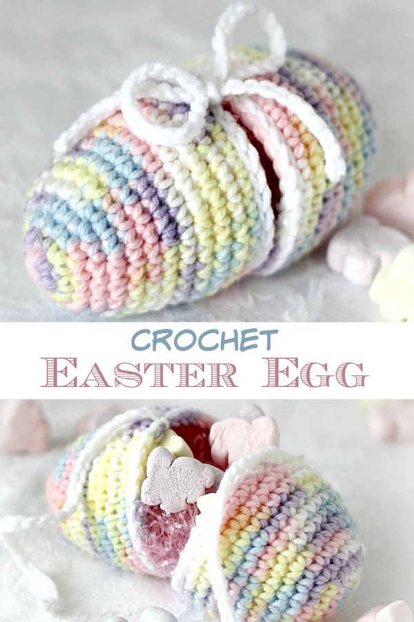 Crochet Easter Eggs that Open