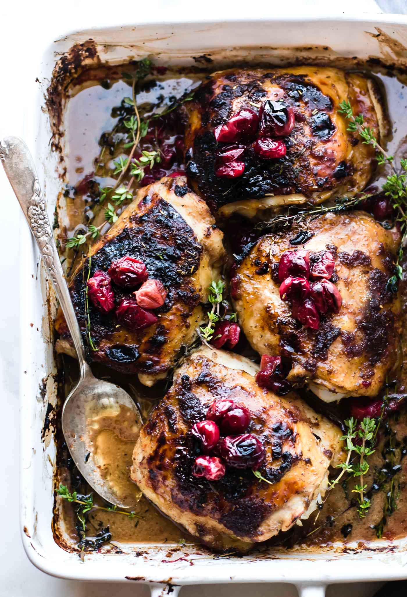 Roasted cranberry balsamic chicken paleo