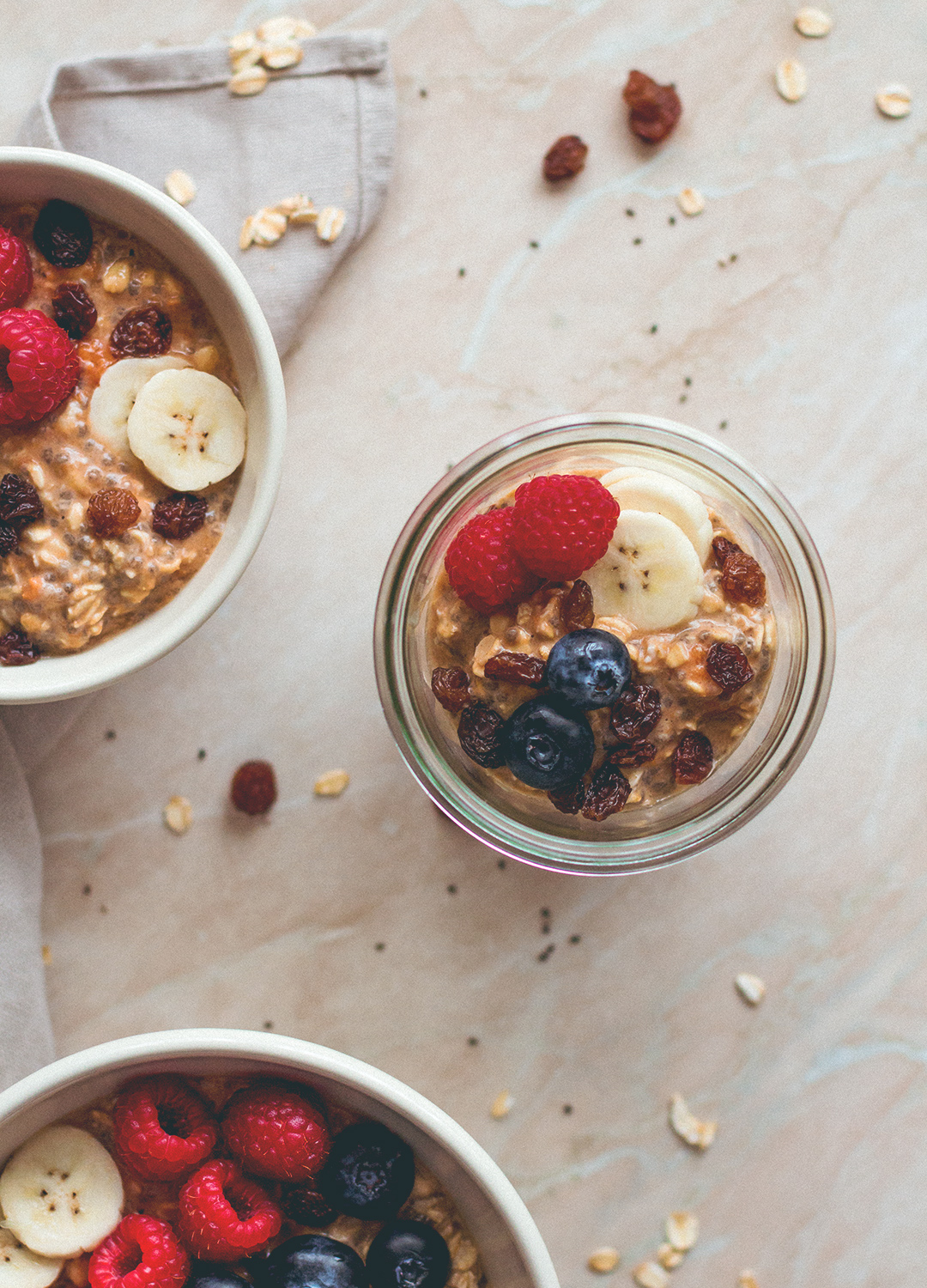 Apricot ginger overnight oats