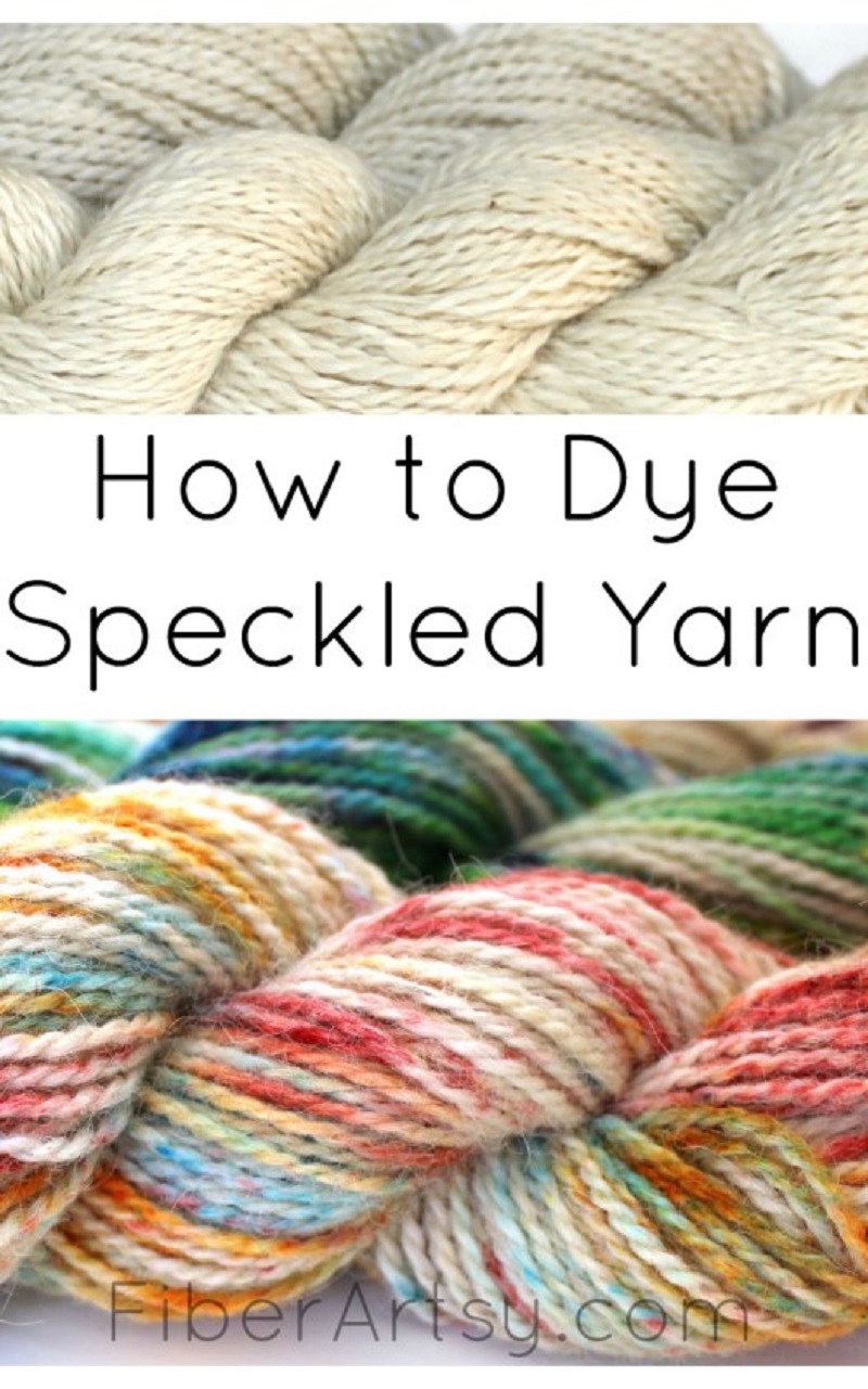 Speckled yarn