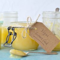 Vegan lemon curd - in intensely lemony, sweet, creamy spread that is totally vegan and ready in under 10 minutes!