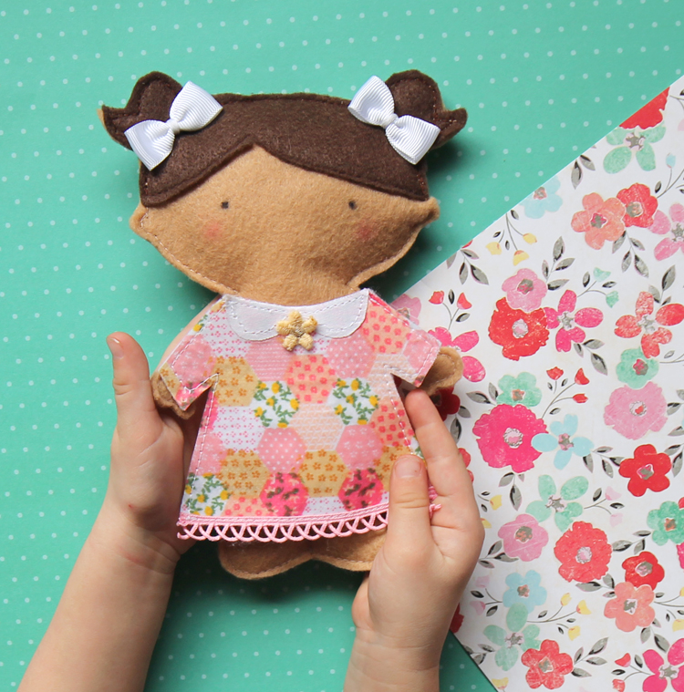 Diy felt doll