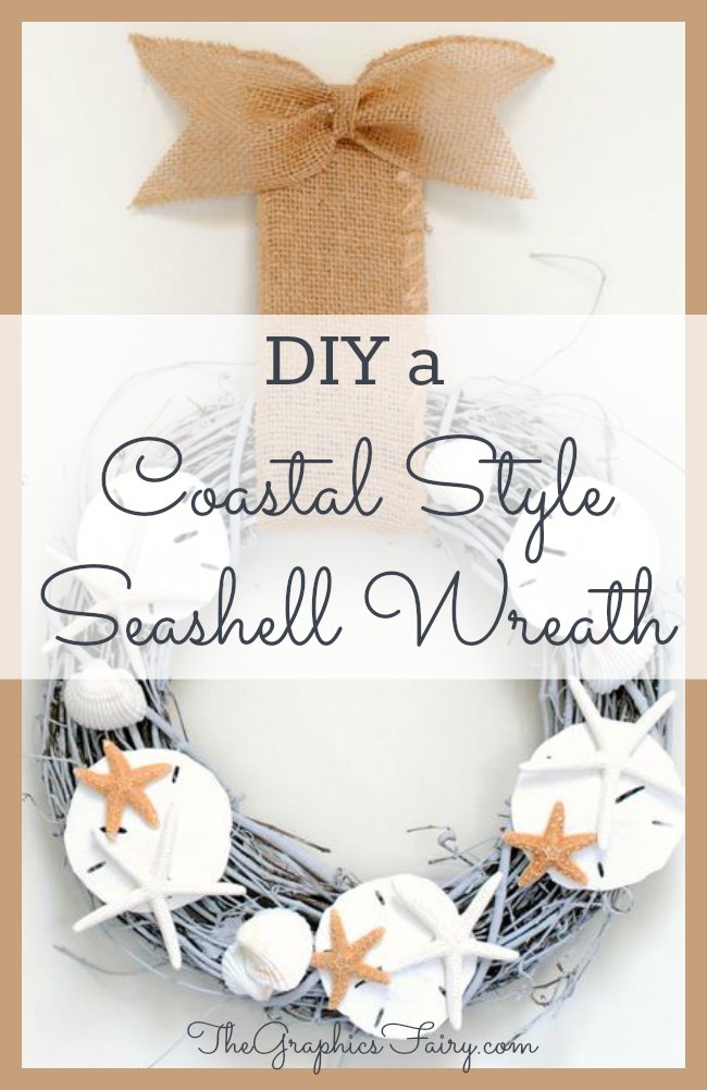 Diy seashell wreath