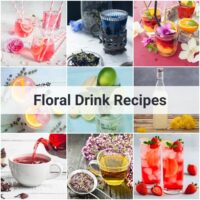 Floral drink recipe