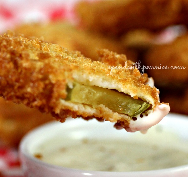 Fried dill pickles