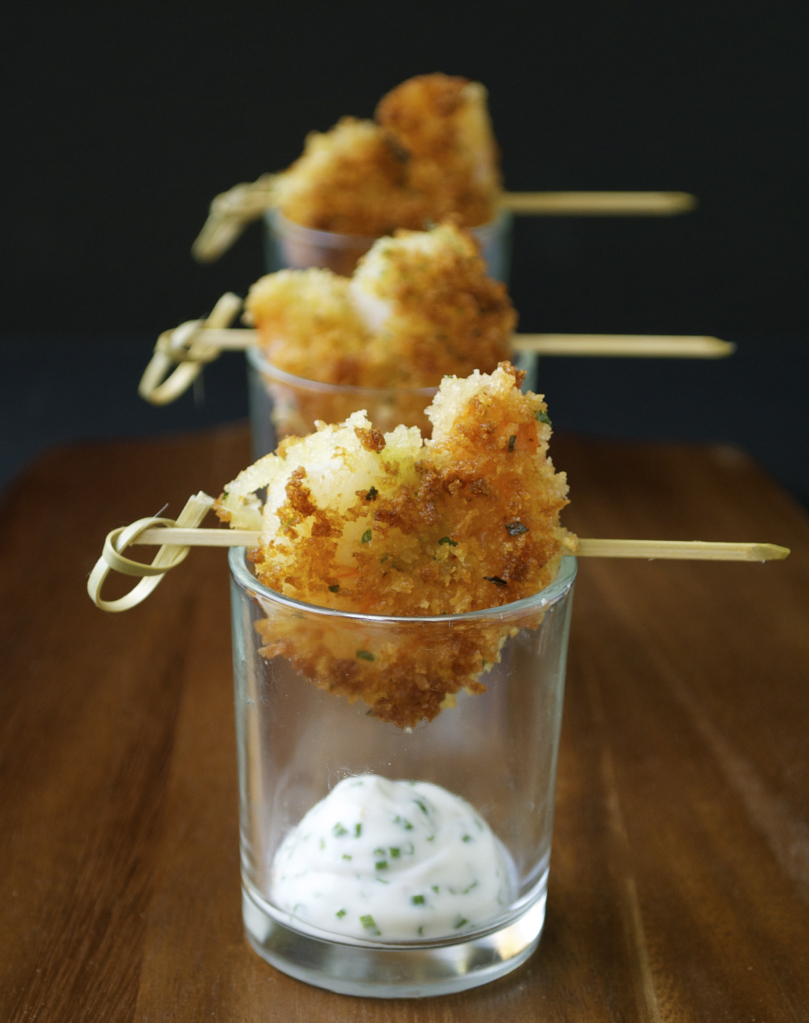 Panko shrimp with aioli recipe