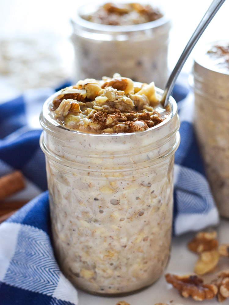 Small tres leches overnight oats